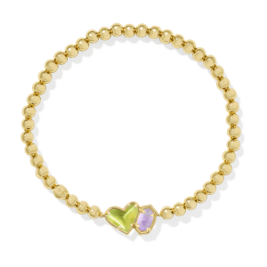 Ari Heart and Emilie Stretch Bracelet