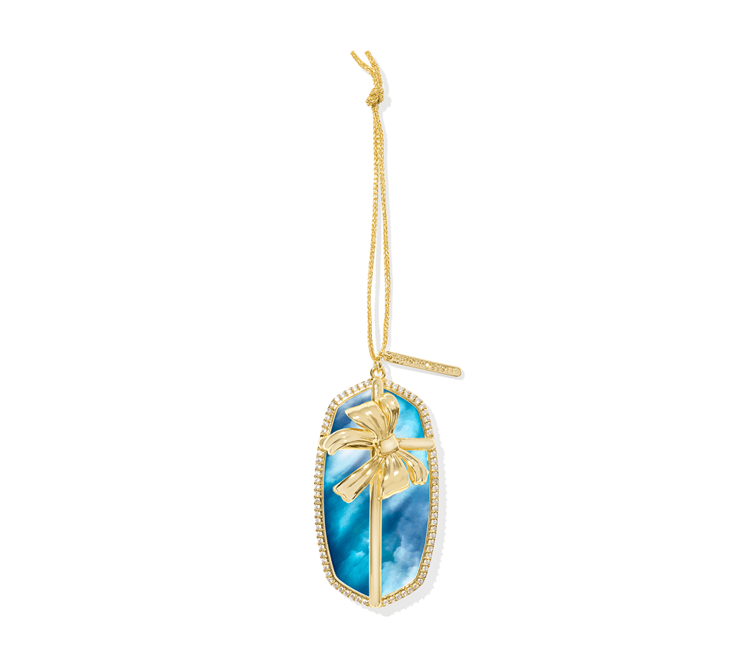 Danielle Wrapped Bow Ornament