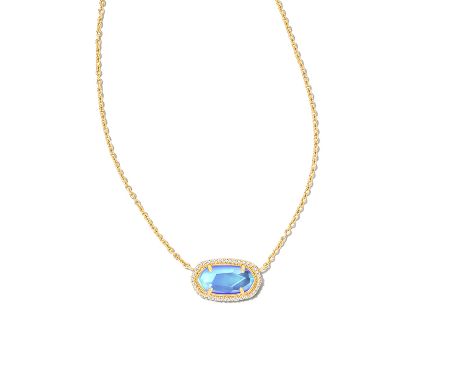 Pave Elisa Pendant Necklace