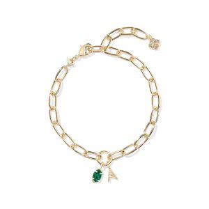 Emilie Letter Chain Bracelet