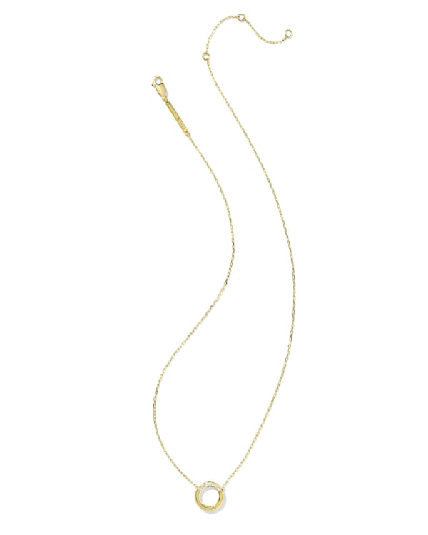 Brittany 18k Gold Vermeil Pendant Necklace - alternate view