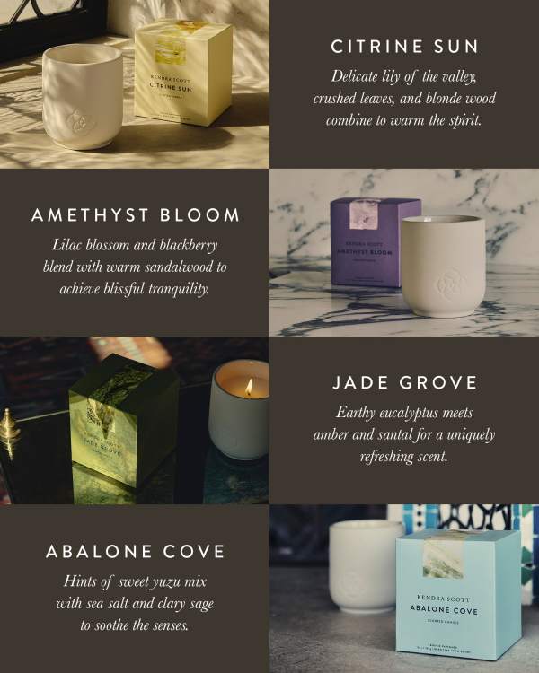 Amethyst Bloom Tumbler Candle - view 2
