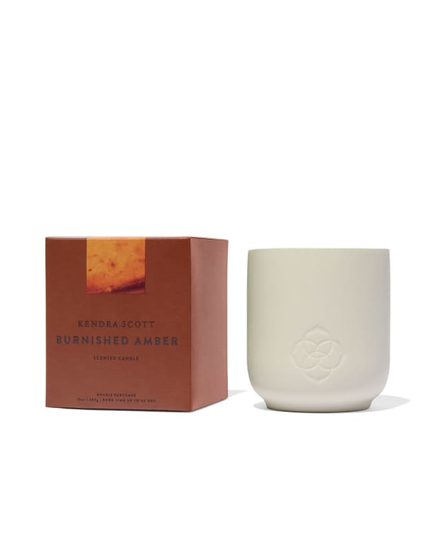 Burnished Amber Tumbler Candle