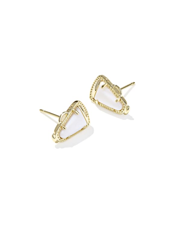 Cheer Gold Stud Earrings