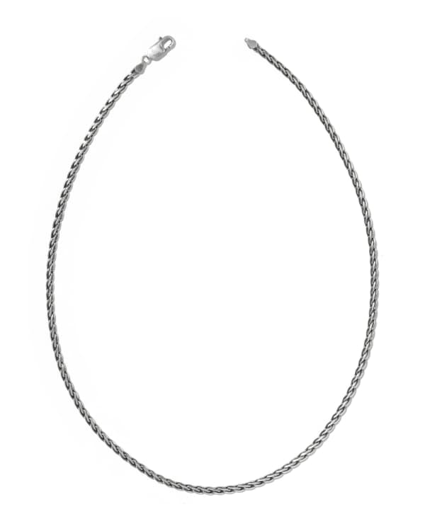 Colson Oxidized Sterling Silver Chain Necklace - alternate view