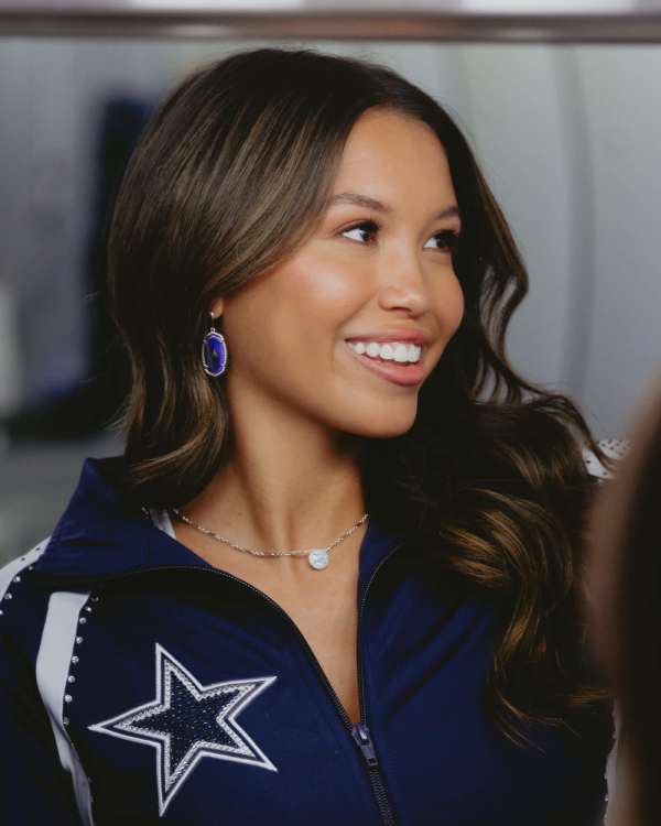 Dani Silver Star Drop Earrings - view 2