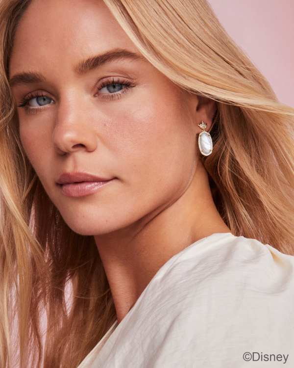 Disney | Kendra Scott Dana Princess Gold Drop Earrings - view 2