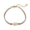 Wrangler® x Yellow Rose by Kendra Scott Elaina Vintage Gold Corded Bracelet