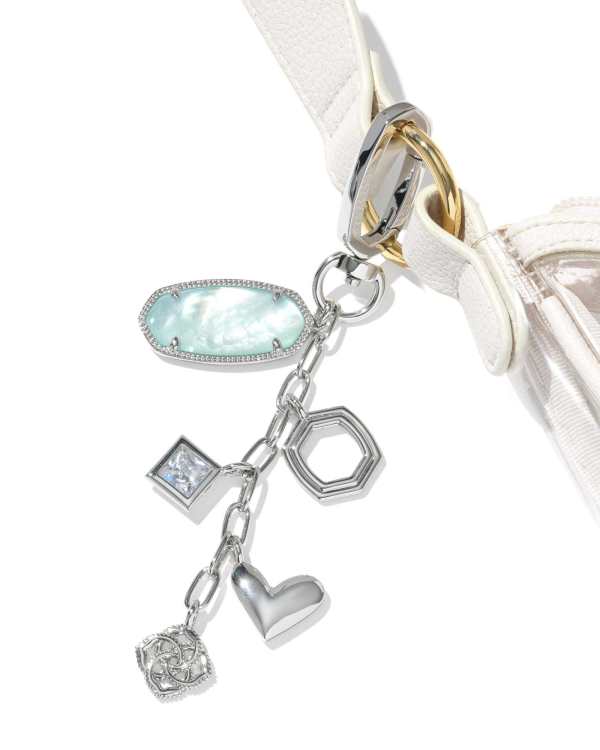 Elle Silver Bag Charm - view 2