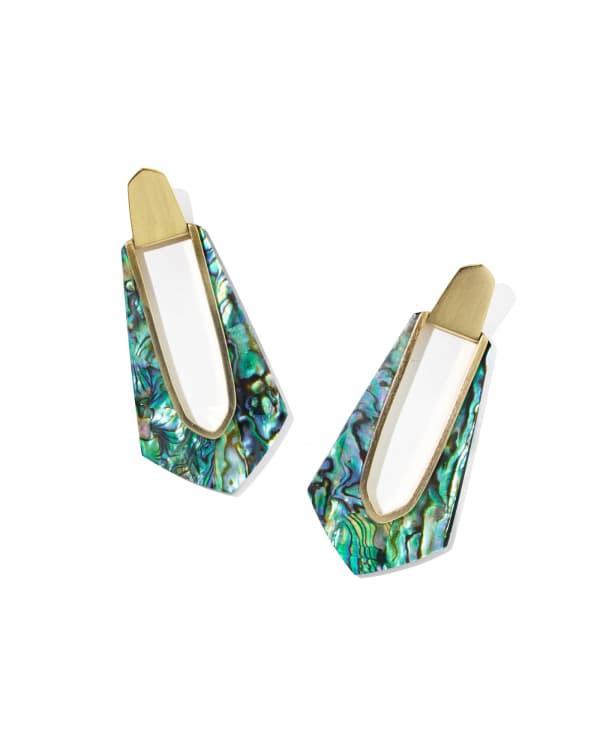 Kiernan Vintage Gold Statement Earrings