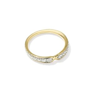 0.46 ct Lab Grown Diamond Adia 14k Yellow Gold Band Ring