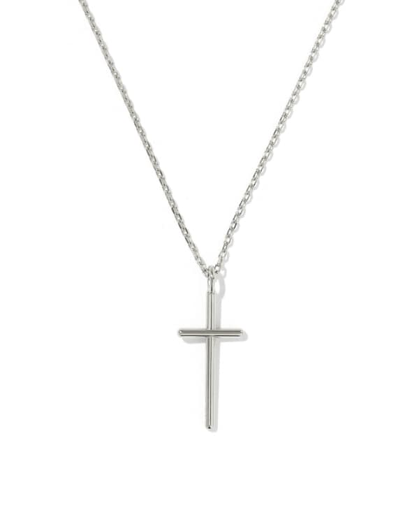 Large Sterling Silver Cross Pendant
