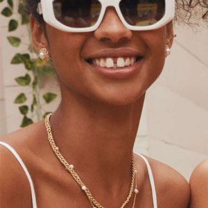 Leighton Gold Pearl Strand Necklace in Freshwater Cultured Pearl - alternate view