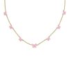 Lillia Butterfly Gold Enamel Strand Necklace