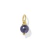 Mabel 18k Gold Vermeil Pearl Accent Charm in Peacock Pearl