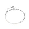 Markie Silver Half Chain Bracelet
