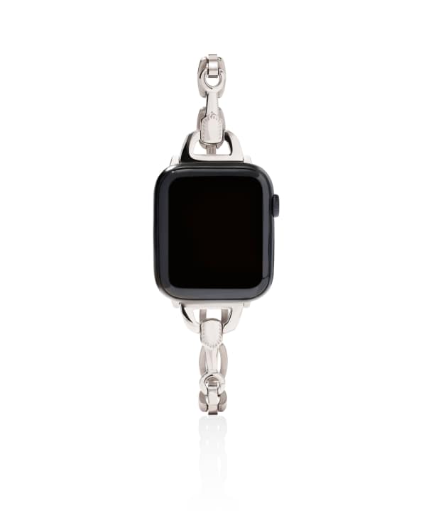 McClain Silver Polished Stainless Steel Watch Band