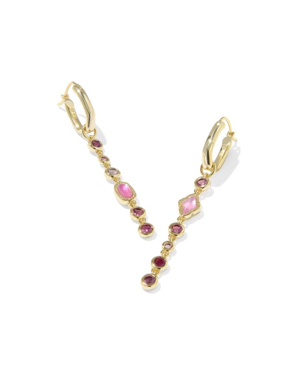 Mini Elisa Abbie Gold Convertible Huggie Earrings