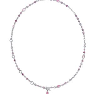 Mini Elisa Abbie Silver Convertible Strand Necklace - alternate view