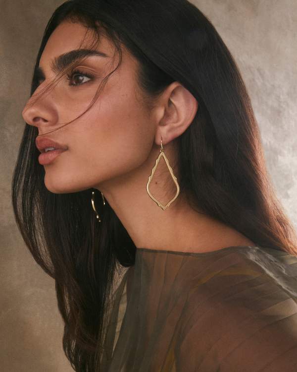Sophee Drop Earrings in Gold - view 2
