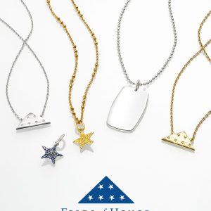 Folds Of Honor 18k Gold Vermeil Star Charm in Yellow Sapphire - alternate view