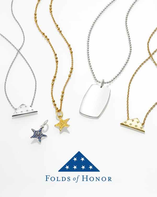 Folds Of Honor 18k Gold Vermeil Star Charm in Yellow Sapphire - alternate view