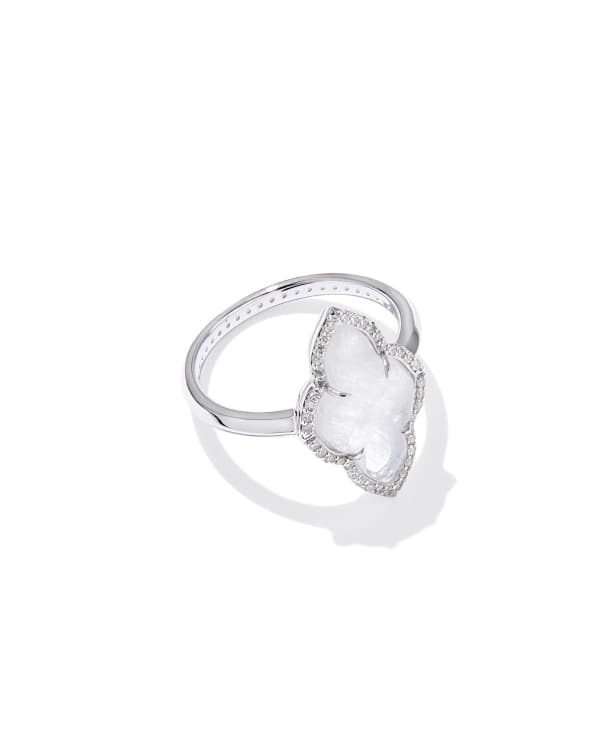 Abbie 14k White Gold Cocktail Ring