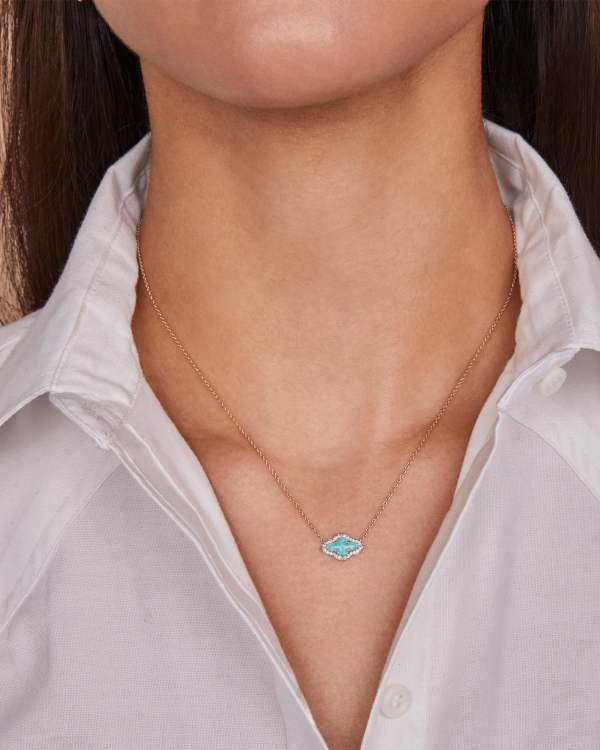 Abbie 14k Yellow Gold Short Pendant Necklace - alternate view