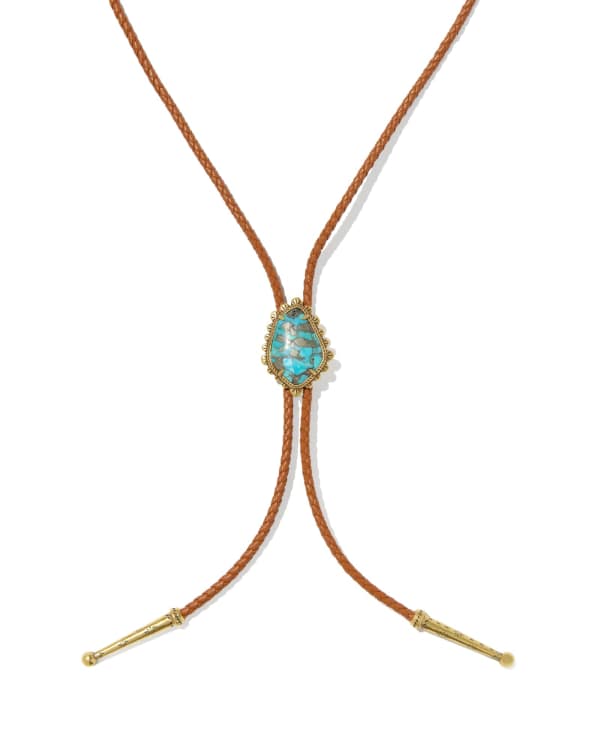 Ellery Vintage Gold Bolo Necklace