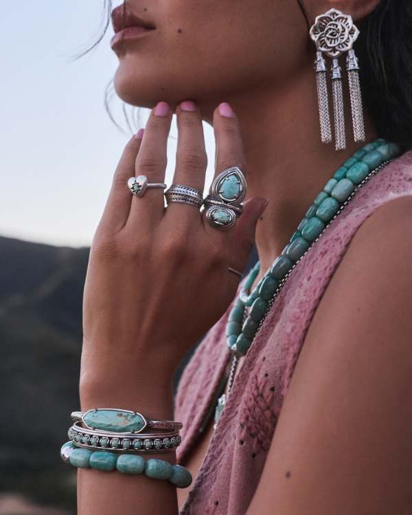 Keziah Vintage Silver Etch Frame Band Ring - view 2