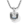 Tiny Cowboy Hat Vintage Silver Short Pendant Necklace