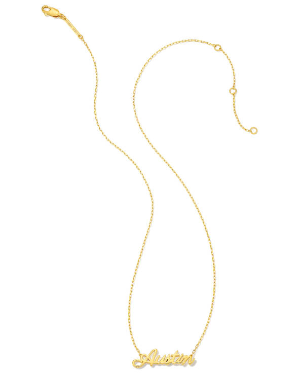 Austin Pendant Necklace in 18k Gold Vermeil - alternate view