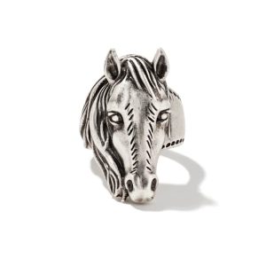 Beau Cocktail Ring in Vintage Silver