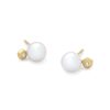 Cathleen 14k Yellow Gold Stud Earrings Freshwater Cultured Pearl
