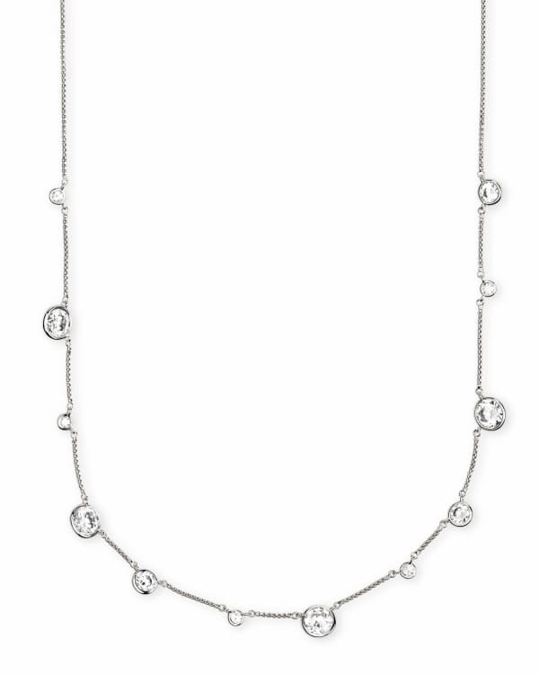 Clementine Choker Necklace in Silver