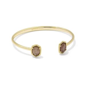 Daphne Gold Frame Cuff Bracelet