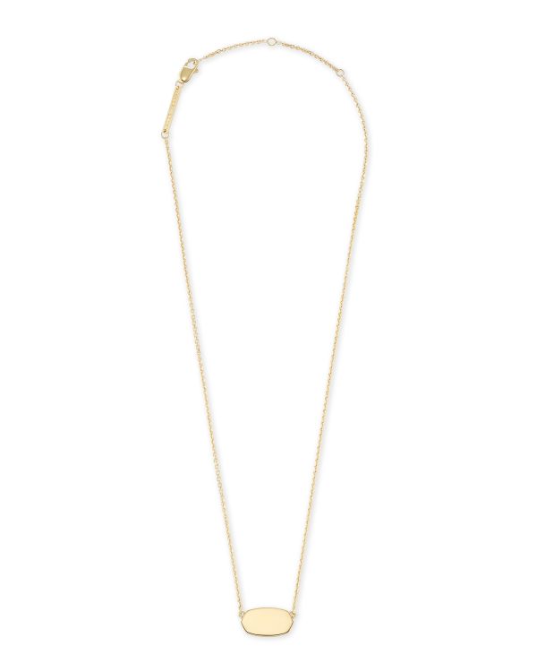 Elisa Pendant Necklace in 18k Gold Vermeil - alternate view