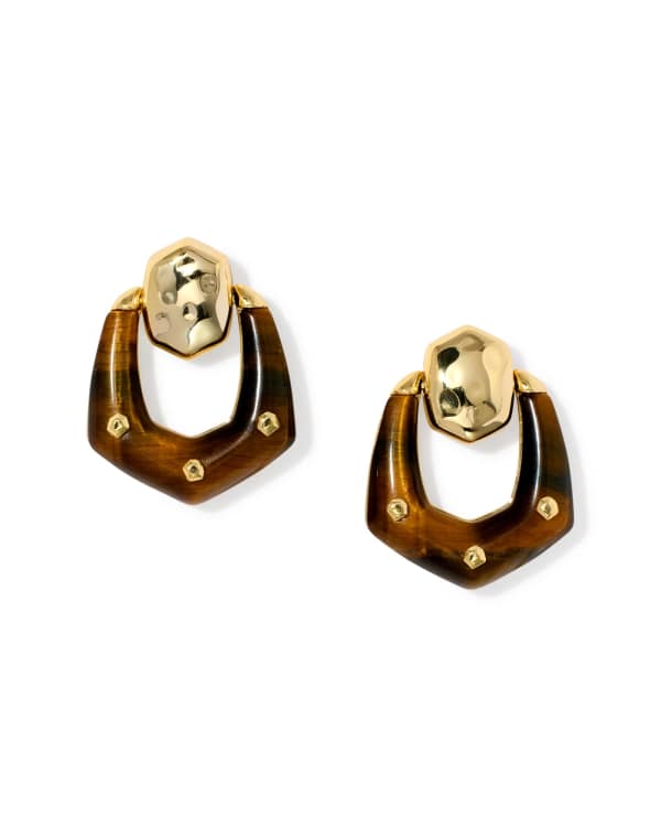 Embry Gold Open Frame Earrings