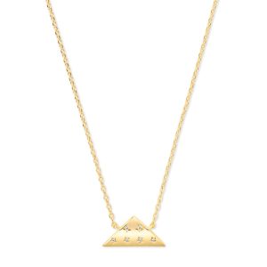 Folds of Honor Pendant Necklace in Gold