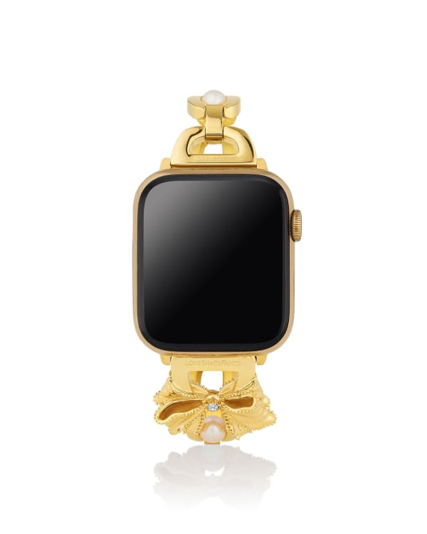 Kendra Scott x LoveShackFancy Bow Elle Gold Watch Band