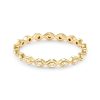 0.15 ct Nicolette 14k Yellow Gold Band Ring in White Diamond