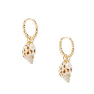 Oleana Convertible Gold Huggie Earrings