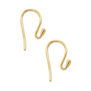Earring Hook in 18k Gold Vermeil