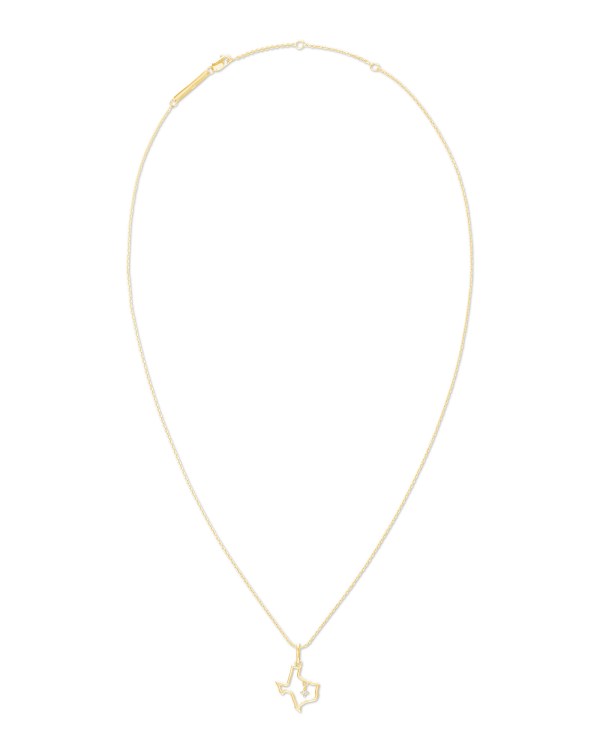 Texas Charm Necklace in 18k Yellow Gold Vermeil - alternate view