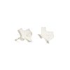 Texas Stud Earrings in Sterling Silver